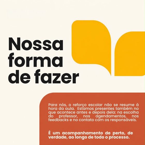 Post do Instagram: Nossa forma de fazer